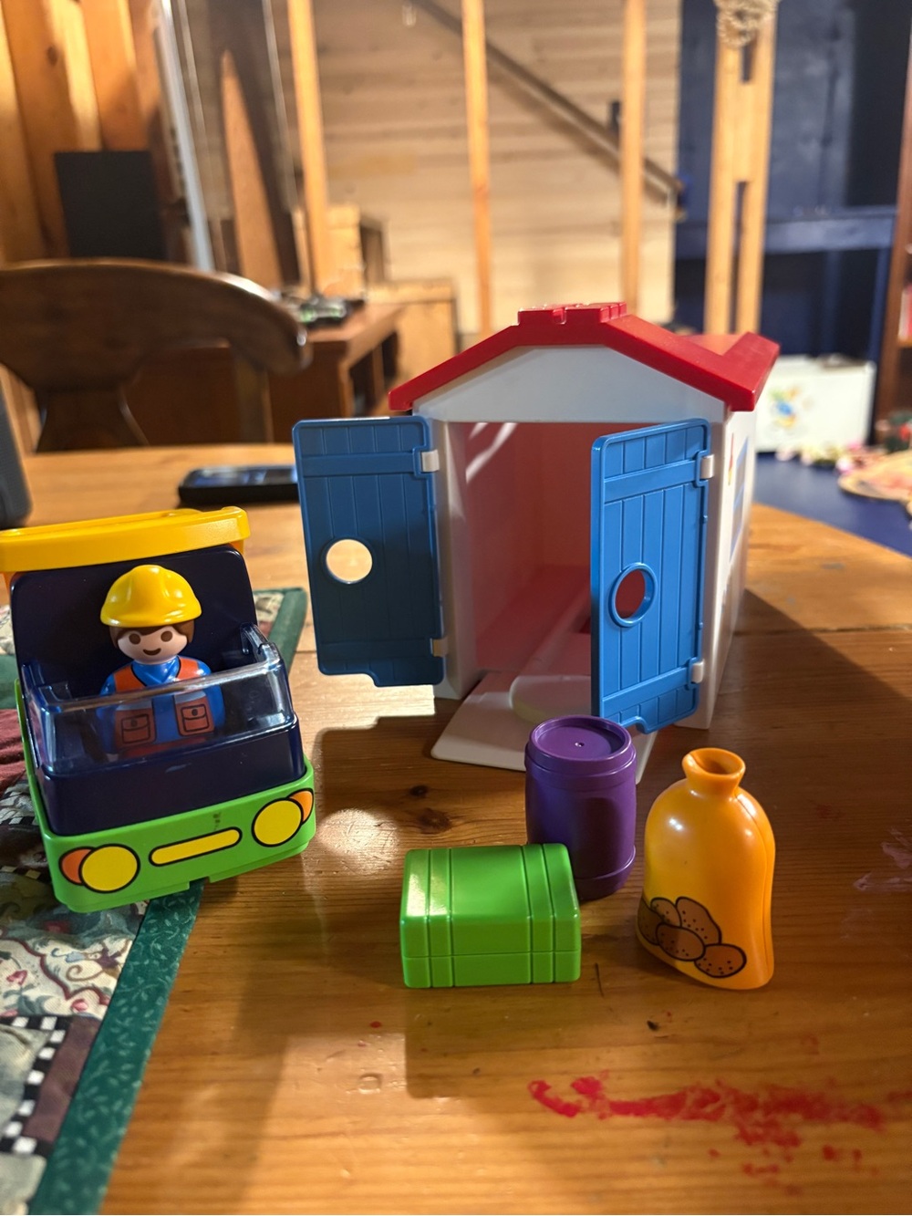 Playmobil 123 Garage Playhouse & Vehicle Set Figure Kids Toys shape-sorter set